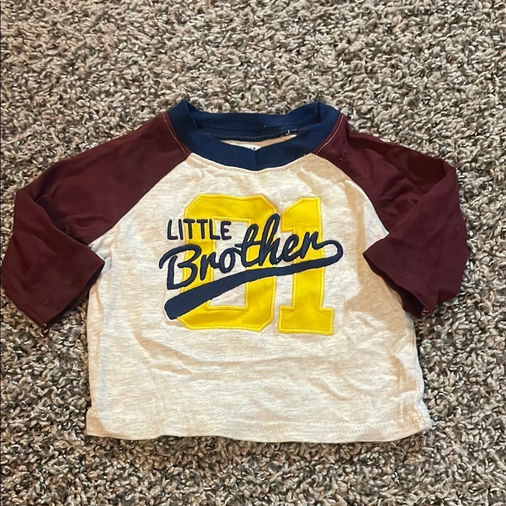 Child of Mine Maroon and Navy Kids Matching Set - Picture 5 of 6